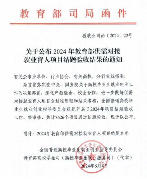217永信贵宾会信息成功通过教育部就业育人项目验收